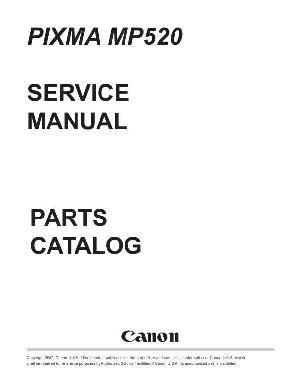 Сервисная инструкция Canon Pixma MP520 ― Manual-Shop.ru