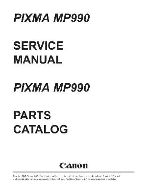 Сервисная инструкция Canon Pixma MP990 ― Manual-Shop.ru