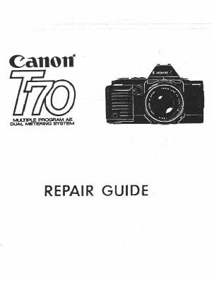 Сервисная инструкция Canon T70 (sm, pc) ― Manual-Shop.ru