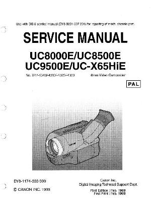 Сервисная инструкция Canon UC-8000E, UC-8500E, UC-9500E ― Manual-Shop.ru