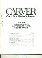 Service manual Carver SDA-390T