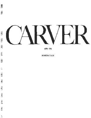 Сервисная инструкция Carver TFM-75 ― Manual-Shop.ru