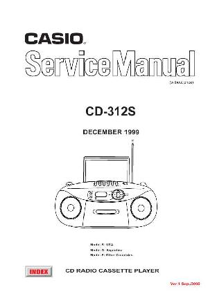 Сервисная инструкция Casio CD-312S (1999) ― Manual-Shop.ru
