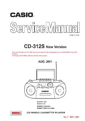 Сервисная инструкция Casio CD-312S (2001) ― Manual-Shop.ru