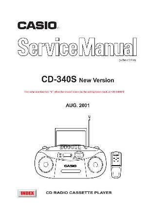 Сервисная инструкция Casio CD-340S ― Manual-Shop.ru