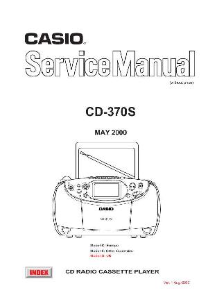 Service manual Casio CD-370S ― Manual-Shop.ru