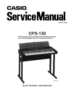 Сервисная инструкция Casio CPS-130  ― Manual-Shop.ru
