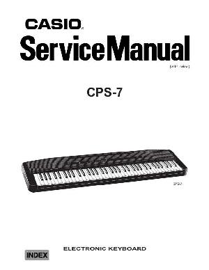Сервисная инструкция Casio CPS-7  ― Manual-Shop.ru