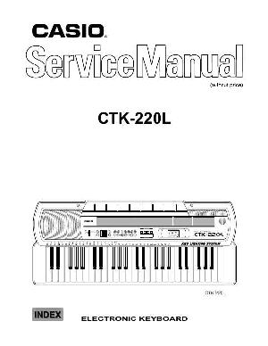 Сервисная инструкция Casio CTK-220L ― Manual-Shop.ru