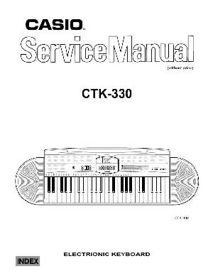 Сервисная инструкция Casio CTK-330 ― Manual-Shop.ru