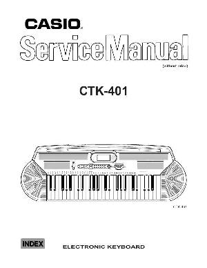 Service manual Casio CTK-401 ― Manual-Shop.ru