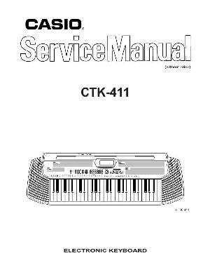 Сервисная инструкция Casio CTK-411 ― Manual-Shop.ru