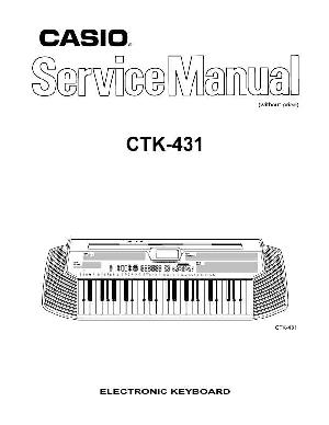 Сервисная инструкция Casio CTK-431 ― Manual-Shop.ru