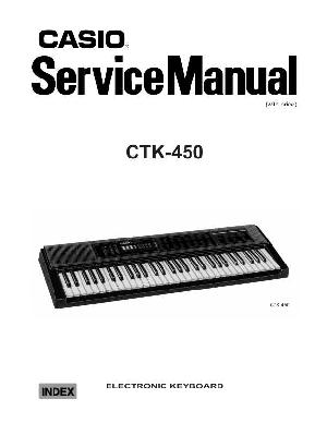 Сервисная инструкция Casio CTK-450 ― Manual-Shop.ru