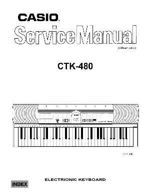 Сервисная инструкция Casio CTK-480 ― Manual-Shop.ru