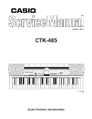 Сервисная инструкция Casio CTK-485 ― Manual-Shop.ru