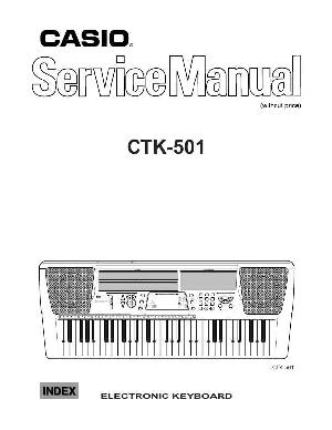 Сервисная инструкция Casio CTK-501 ― Manual-Shop.ru