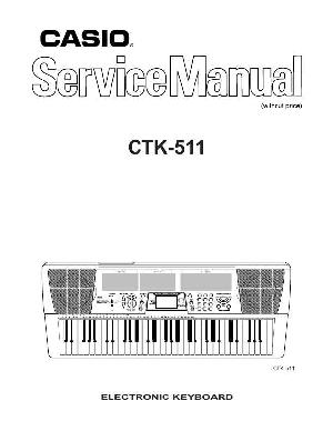 Сервисная инструкция Casio CTK-511 ― Manual-Shop.ru