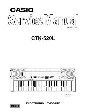 Сервисная инструкция Casio CTK-520L ― Manual-Shop.ru