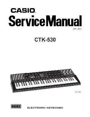 Сервисная инструкция Casio CTK-530 ― Manual-Shop.ru