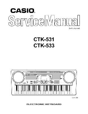 Сервисная инструкция Casio CTK-531, CTK-533 ― Manual-Shop.ru