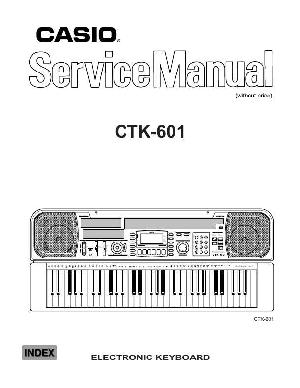 Сервисная инструкция Casio CTK-601 ― Manual-Shop.ru