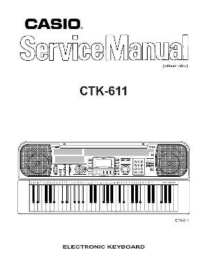 Сервисная инструкция Casio CTK-611 ― Manual-Shop.ru