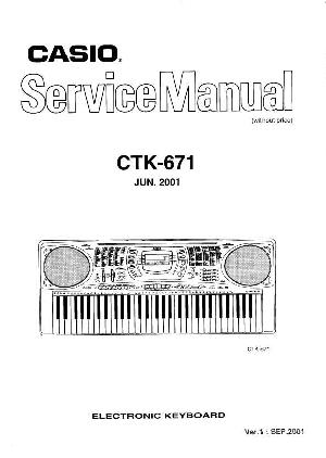Сервисная инструкция Casio CTK-671 ― Manual-Shop.ru