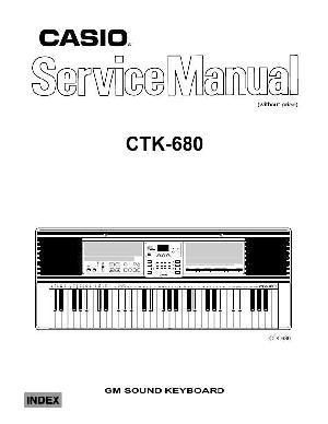 Сервисная инструкция Casio CTK-680 ― Manual-Shop.ru