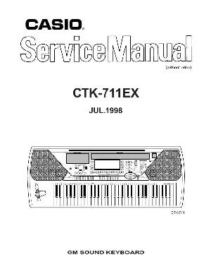 Сервисная инструкция Casio CTK-711EX ― Manual-Shop.ru
