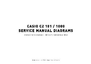 Сервисная инструкция Casio CZ-101, CZ-1000  ― Manual-Shop.ru