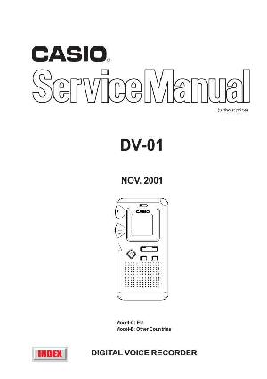 Сервисная инструкция Casio DV-01 ― Manual-Shop.ru