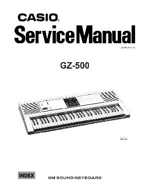 Сервисная инструкция Casio GZ-500  ― Manual-Shop.ru