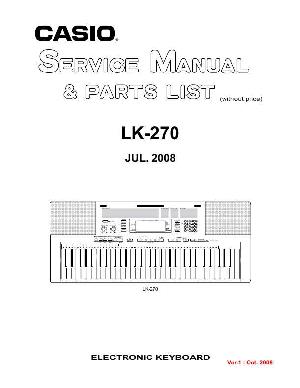 Сервисная инструкция Casio LK-270 ― Manual-Shop.ru