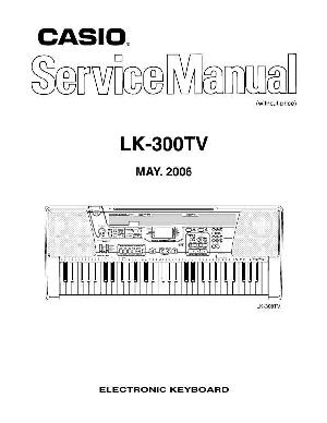 Сервисная инструкция Casio LK-300TV ― Manual-Shop.ru