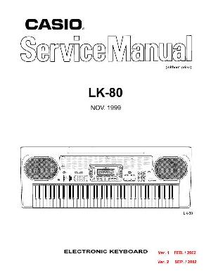 Сервисная инструкция Casio LK-80 ― Manual-Shop.ru