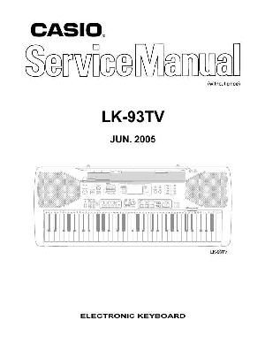 Сервисная инструкция Casio LK-93TV ― Manual-Shop.ru