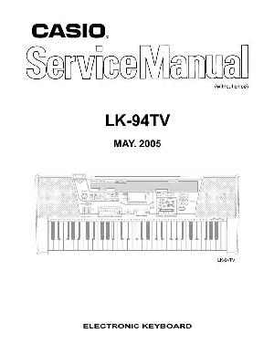 Сервисная инструкция Casio LK-94TV ― Manual-Shop.ru
