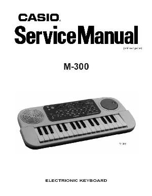 Сервисная инструкция Casio M-300 ― Manual-Shop.ru