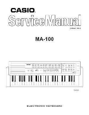 Сервисная инструкция Casio MA-100 ― Manual-Shop.ru