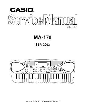Сервисная инструкция Casio MA-170 ― Manual-Shop.ru