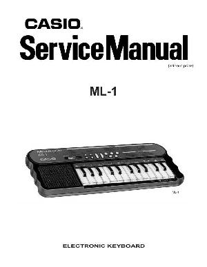 Сервисная инструкция Casio ML-1 ― Manual-Shop.ru