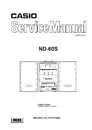 Сервисная инструкция Casio ND-60S ― Manual-Shop.ru