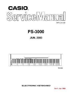 Сервисная инструкция Casio PS-3000 ― Manual-Shop.ru