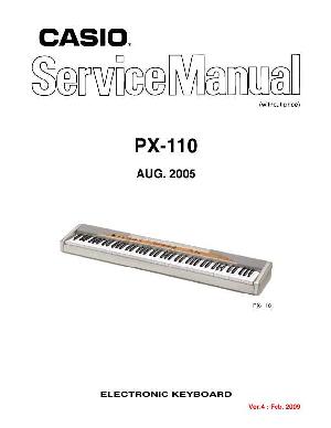 Сервисная инструкция Casio PX-110 ― Manual-Shop.ru