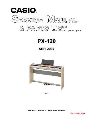 Сервисная инструкция Casio PX-120 ― Manual-Shop.ru