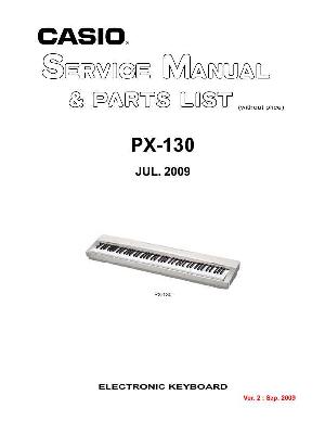 Сервисная инструкция Casio PX-130 ― Manual-Shop.ru