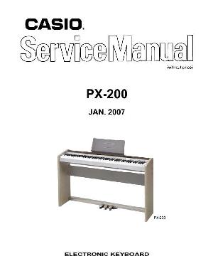 Сервисная инструкция Casio PX-200 ― Manual-Shop.ru