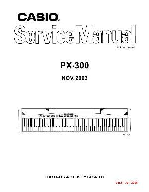 Сервисная инструкция Casio PX-300 ― Manual-Shop.ru