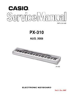 Сервисная инструкция Casio PX-310 ― Manual-Shop.ru
